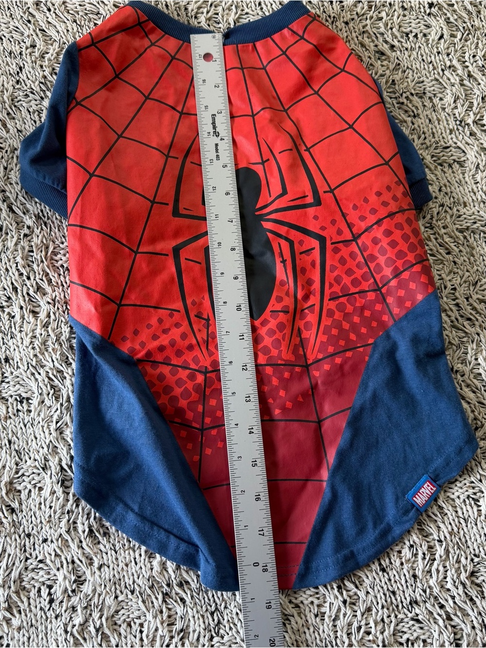 Marvel Kids Spider-Man Red and Navy Graphic Costume Tee
